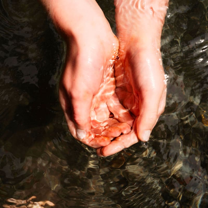 hands-in-water